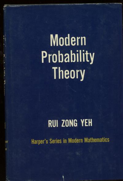 Item #B155 Modern Probability Theory. Rui Zong Yeh.