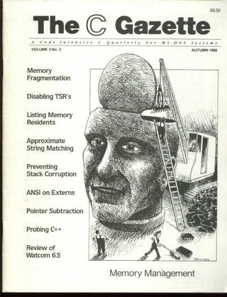 Item #B178 The C Gazette, volume 3 no. 2, Autumn 1988; a code-intensive C Quarterly for MS-DOS...
