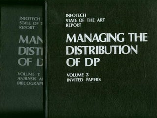 Item #B441 Managing the Distribution of DP, 2 volumes; vol 1 - Analysis and Bibliography; vol 2 -...