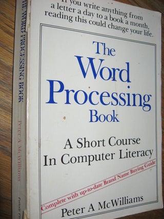 Item #C06116 The Word Processing Book -- Short Course, wordprocessing; plus Buyer's Guide ca....