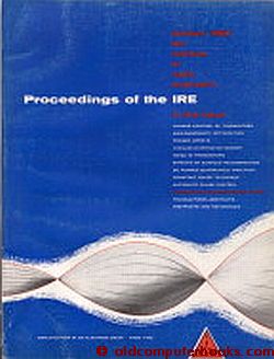 Item #C3064 Proceedings of the IRE October 1960 Volume 48, Number 10 ; Semiconductor Terms. Institute of Radio Engineers.