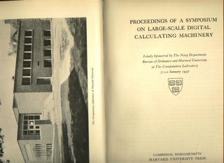 Item #C810965 Proceedings of a symposium on large-scale digital calculating machinery, Volume XVI...