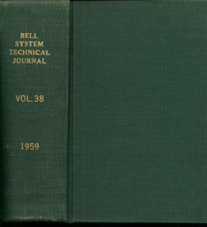 Item #C811020 The Bell System Technical Journal, volume 38, 1959, whole volume, January March May...