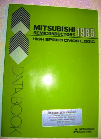 Item #C811145 Mitsubishi Semiconductors High-Speed CMOS Logic Data Book 1985. Mitsubishi Electric.