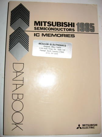 Item #C811146 Mitsubishi Semiconductors IC Memories Data Book 1985. Mitsubishi Electric.