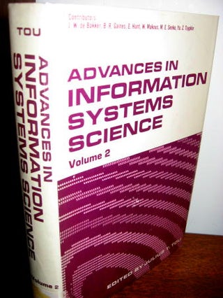 Item #C811201 Advances in Information Systems Science, volume 2 1969. Julius Tou