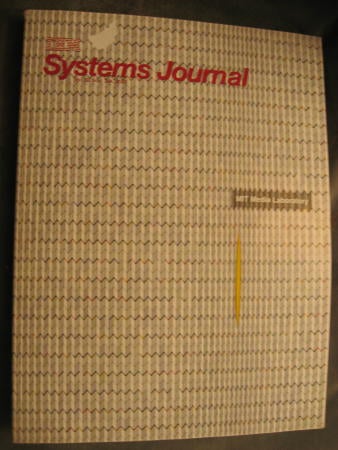 Item #C811208 IBM Systems Journal Vol 39 nos. 3 and 4, 2000 special issue on MIT Media Laboratory 15th Anniversary of the Media Lab. IBM Systems Journal.