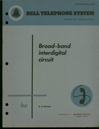 Item #M977 Broad-band Interdigital Circuit -- A Broad-Band Interdigital Circuit for Use in...