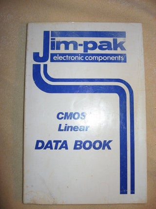 Item #R192 CMOS/Linear Data Book, no date circa 1970s. jim-pak electronic components