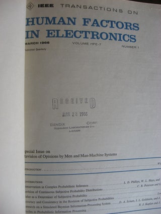 Display-Selection Techniques for Text Manipulation, in, IEEE Transactions on Human Factors in Electronics, March 1967, bound with other issues
