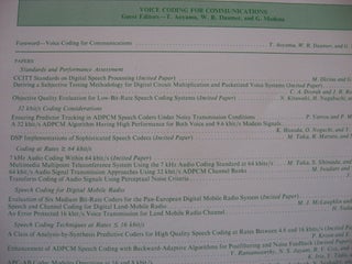Journal on Selected Areas in Communications, February 1988, volume 6, number 2 -- Special Issue on Voice Coding for Communications