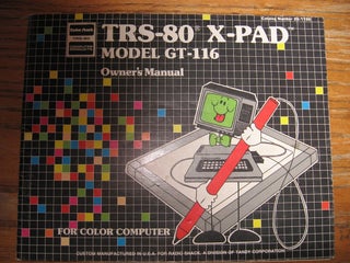 Item #R294 TRS-80 X-Pad Model GT-116 Owner's Manual, for color computer. Tandy Corporation Radio...