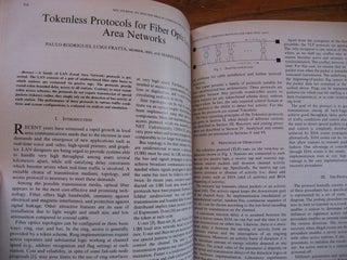 Special Issue on Fiber Optics for Local Communications, November 1985, Vol. SAC-3 number 6